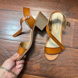 Tan sandals